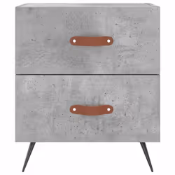 VidaXL 827253 Table de nuit et table de chevet Couleur du béton - Vue supplémentaire 4