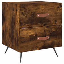 VidaXL 827255 Table de nuit et table de chevet Chêne - Vue supplémentaire 5