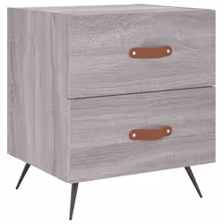VidaXL 827257 Table de nuit et table de chevet Chêne - Vue supplémentaire 5