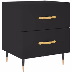 Introduisez un air de charme moderne dans votre intérieur avec cette table de chevet ! Matériau durable : le bois d'ingénieri ...