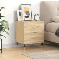 vidaXL Table de chevet chêne sonoma 40x35x47,5 cm bois d'ingénierie