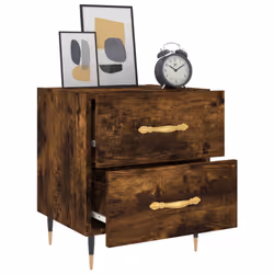 VidaXL 827270 Table de nuit et table de chevet Chêne - Vue supplémentaire 4