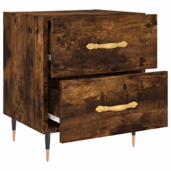 VidaXL 827270 Table de nuit et table de chevet Chêne - Vue supplémentaire 5