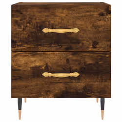 VidaXL 827270 Table de nuit et table de chevet Chêne - Vue supplémentaire 6