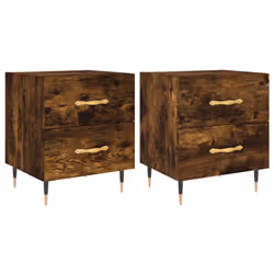 VidaXL 827271, Chêne, Fer, Bois, 400 mm, 350 mm, 475 mm, 2 pièce(s)