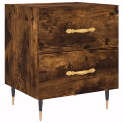 VidaXL 827271 Table de nuit et table de chevet Chêne - Vue supplémentaire 5