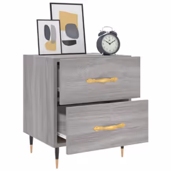 VidaXL 827272 Table de nuit et table de chevet Chêne - Vue supplémentaire 4