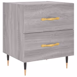 VidaXL 827273, Chêne, Fer, Bois, 400 mm, 350 mm, 475 mm, 2 pièce(s)