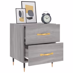 VidaXL 827273 Table de nuit et table de chevet Chêne - Vue supplémentaire 4