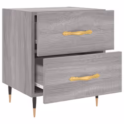 VidaXL 827273 Table de nuit et table de chevet Chêne - Vue supplémentaire 5