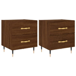 VidaXL 827275 Table de nuit et table de chevet Chêne