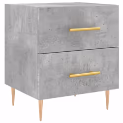 VidaXL 827285 Table de nuit et table de chevet Couleur du béton - Vue supplémentaire 5