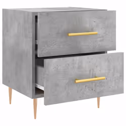 VidaXL 827285 Table de nuit et table de chevet Couleur du béton - Vue supplémentaire 8