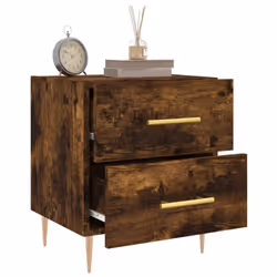 VidaXL 827287 Table de nuit et table de chevet Chêne - Vue supplémentaire 4