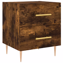 VidaXL 827287 Table de nuit et table de chevet Chêne - Vue supplémentaire 5