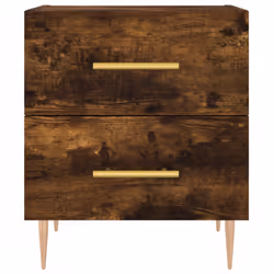 VidaXL 827287 Table de nuit et table de chevet Chêne - Vue supplémentaire 6
