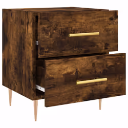 VidaXL 827287 Table de nuit et table de chevet Chêne - Vue supplémentaire 8
