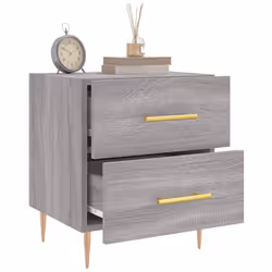 VidaXL 827289 Table de nuit et table de chevet Chêne - Vue supplémentaire 4