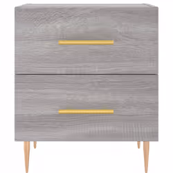 VidaXL 827289 Table de nuit et table de chevet Chêne - Vue supplémentaire 6