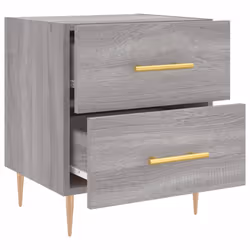 VidaXL 827289 Table de nuit et table de chevet Chêne - Vue supplémentaire 8
