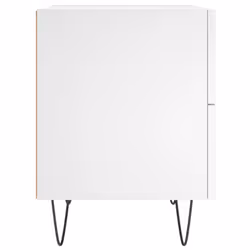 VidaXL 827293 Table de nuit et table de chevet Blanc - Vue supplémentaire 7