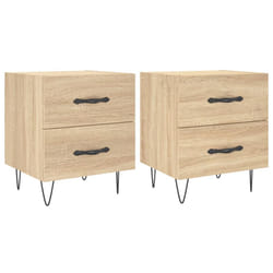 VidaXL 827299 Table de nuit et table de chevet Chêne