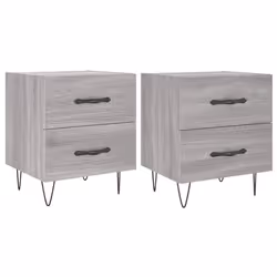 VidaXL 827305, Chêne, Fer, Bois, 400 mm, 350 mm, 475 mm, 2 pièce(s)