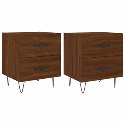 VidaXL 827307, Chêne, Fer, Bois, 400 mm, 350 mm, 475 mm, 2 pièce(s)