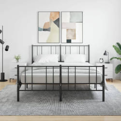 vidaXL Tables de chevet 2 pcs blanc 40x35x47,5 cm bois d'ingénierie
