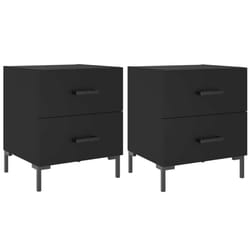 VidaXL 827311 Table de nuit et table de chevet Noir