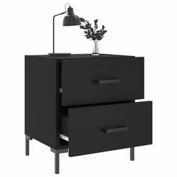 VidaXL 827311 Table de nuit et table de chevet Noir