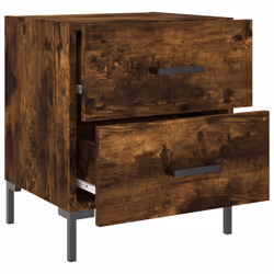 VidaXL 827318 Table de nuit et table de chevet Chêne - Vue supplémentaire 5