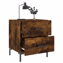 VidaXL 827319 Table de nuit et table de chevet Chêne - Vue supplémentaire 4