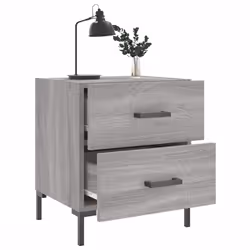 VidaXL 827320 Table de nuit et table de chevet Chêne - Vue supplémentaire 4