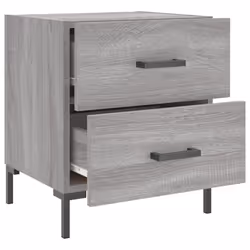 VidaXL 827321 Table de nuit et table de chevet Chêne - Vue supplémentaire 8