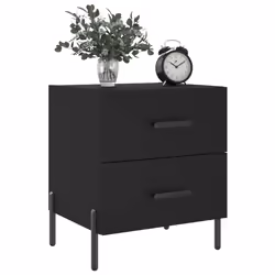 VidaXL 827327 Table de nuit et table de chevet Noir