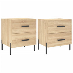 VidaXL 827331 Table de nuit et table de chevet Chêne