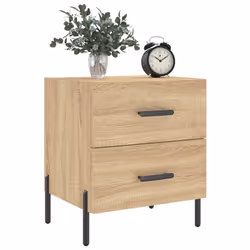 VidaXL 827331 Table de nuit et table de chevet Chêne