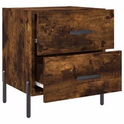 VidaXL 827334 Table de nuit et table de chevet Chêne - Vue supplémentaire 5