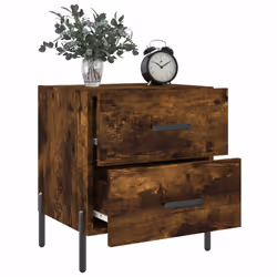 VidaXL 827335 Table de nuit et table de chevet Chêne - Vue supplémentaire 4