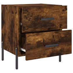 VidaXL 827335 Table de nuit et table de chevet Chêne - Vue supplémentaire 5