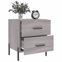 VidaXL 827337 Table de nuit et table de chevet Chêne - Vue supplémentaire 4