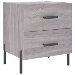 VidaXL 827337 Table de nuit et table de chevet Chêne - Vue supplémentaire 5