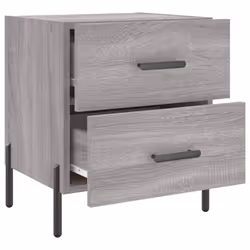 VidaXL 827337 Table de nuit et table de chevet Chêne - Vue supplémentaire 8