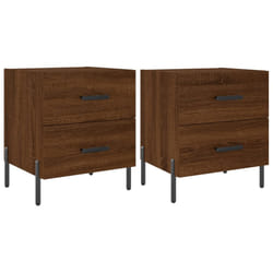 VidaXL 827339 Table de nuit et table de chevet Chêne