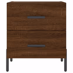 VidaXL 827339 Table de nuit et table de chevet Chêne - Vue supplémentaire 6