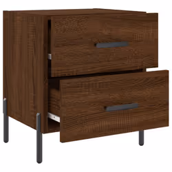 VidaXL 827339 Table de nuit et table de chevet Chêne - Vue supplémentaire 8