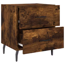 VidaXL 827351 Table de nuit et table de chevet Chêne - Vue supplémentaire 8