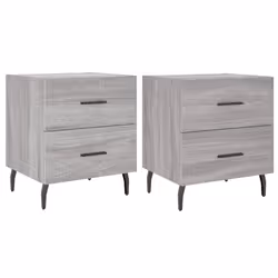 VidaXL 827353, Chêne, Aluminium, Fer, Bois, 400 mm, 350 mm, 475 mm, 2 pièce(s)
