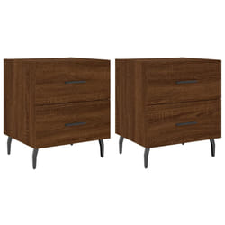 VidaXL 827355 Table de nuit et table de chevet Chêne